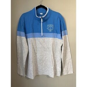 Minnesota Twins Mens Pullover Extra Large XL Blue Gray 1/4 Zip Logo MLB Baseball